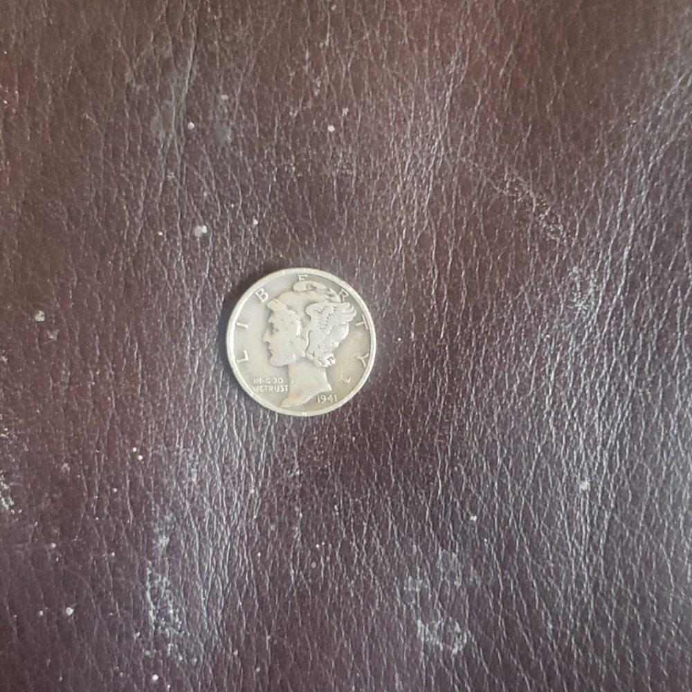 1941 mercury dime Philadelphia print